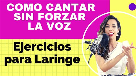 Como Cantar Sin Forzar La Voz Ejercicios Para Cantar MEJOR Curso De