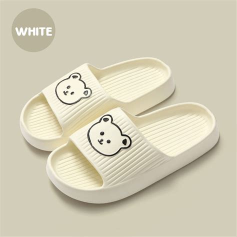 Jual LAZY BEAR Sandal Beruang Slip On Sandal Jelly H08 Sandal Rumah