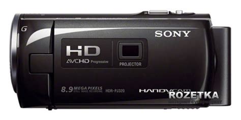 Видеокамера Sony HDR-PJ320E Black (HDRPJ320EB.CEL) карта памяти на 32гб ...