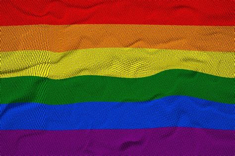 Bandeira Nacional Do Orgulho Gay Fundo A Bandeira Do Orgulho Gay Foto Premium