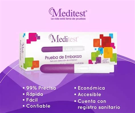 Prueba De Embarazo Tipo Pluma Meditest