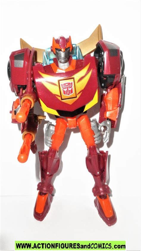 Transformers Animated HOT ROD Rodimus Prime Complete Sports Car Transformers Action