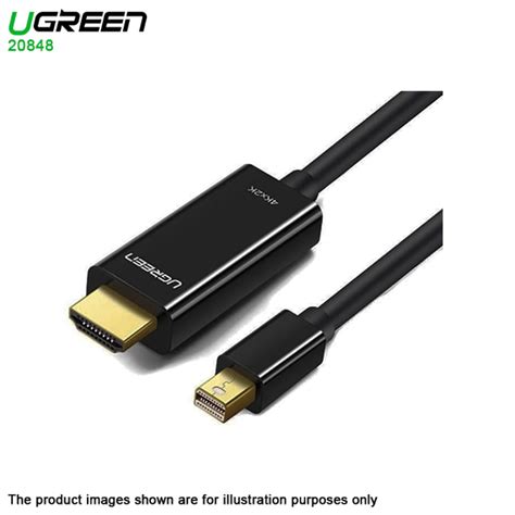 UGreen 20848 1 5 Meter Mini Displayport To HDMI HDTV Cable 4K