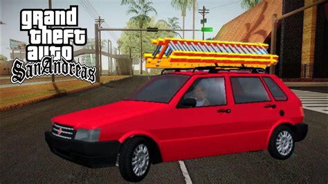 FIAT UNO ESCADA PARA GTA SA ANDROID SÓ DFF DFF ONLY YouTube