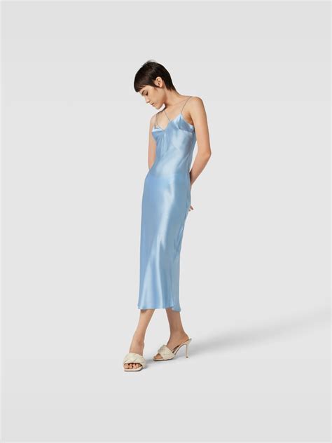 The Garment Seidenkleid Mit Spaghettitr Gern Hellblau Online Kaufen