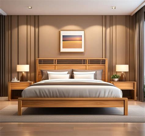 Tan Wood Bed Frames Review Hd Constructionco