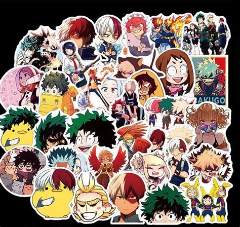 Mha Sticker My Hero Academia Sticker Anime Sticker Etsy