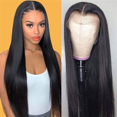 Straight Lace Front Wigs Straight Human Hair 100 Human Hair Human