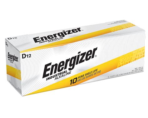 Energizer Industrial D Batteries, D Cell Energizer Industrial Alkaline