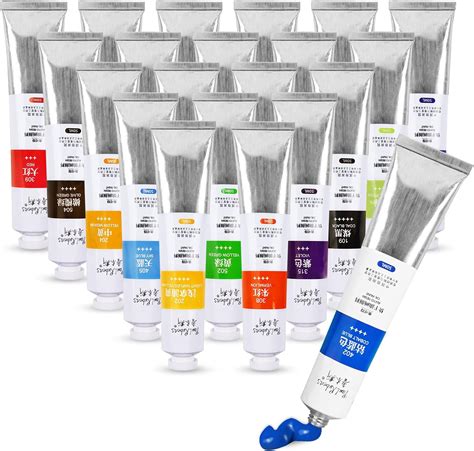 Amazon MyArtscape Artist Paint Oil Paint Set 12ml X 48 Tubes Art