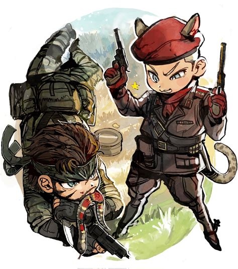 Big Boss Naked Snake And Revolver Ocelot Metal Gear And 1 More Drawn By Vk8568 Danbooru