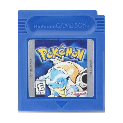 Poké mon Gold Silver Crystal Red Yellow Blue Green For Nintendo Gameboy