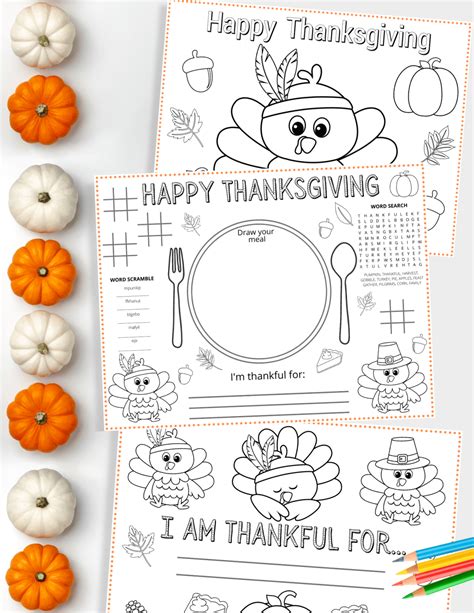 Free Printable Fall Bookmarks To Color