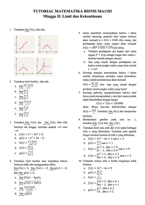 Matematika Bisnis Tutorial Mes Consulting