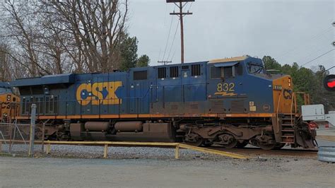 Csx Coal Train Headed Northbound In Monroe Nc With Csxt In The Lead