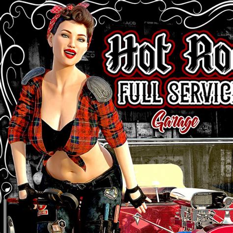 Hot Rod Poster 3D Render Digital Art By Artworksimpson