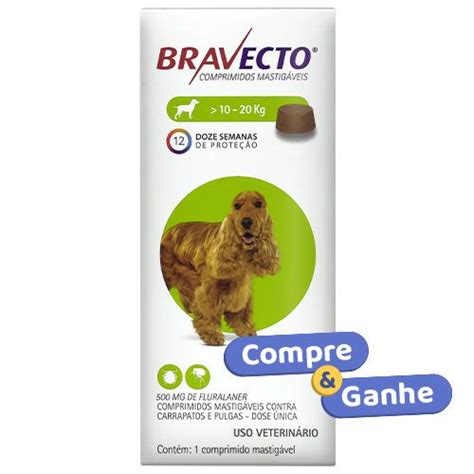 Antipulgas E Carrapatos Bravecto De 4 5 A 10 Kg