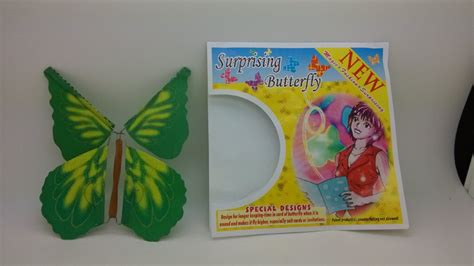 Летающая бабочка сюрприз, вылетающая из открытки - Magic Flyer ...