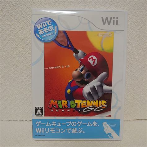 Yahooオークション 【wii】 Wiiであそぶ マリオテニス Gc