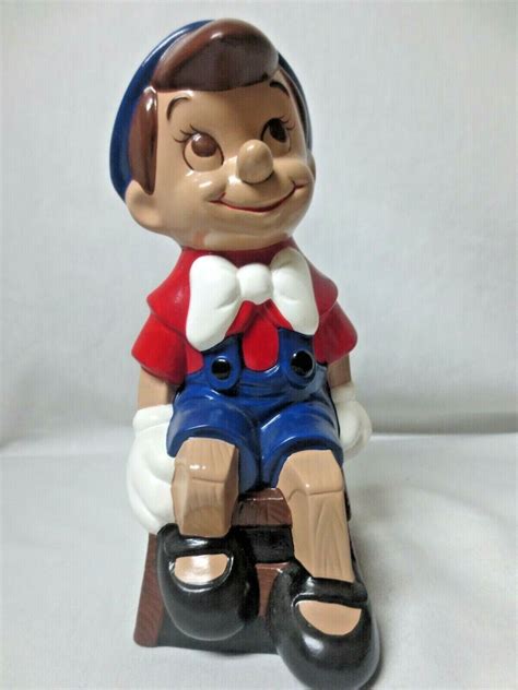 Vintage Walt Disney Pinocchio Ceramic Figurine Tall