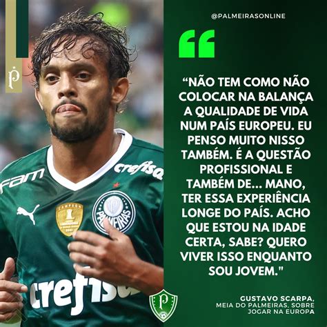 Palmeiras Online On Twitter Palmeiras Perde Muito Caso Scarpa Deixe O