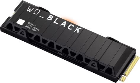 Wd Black Sn X Tb M Pcie Nvme Ssd With Heatsink Wds T Xhe