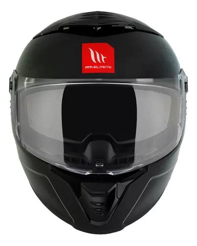 Mt Helmets Thunder Sv Casco Para Moto Integral Negro Mate Talle L