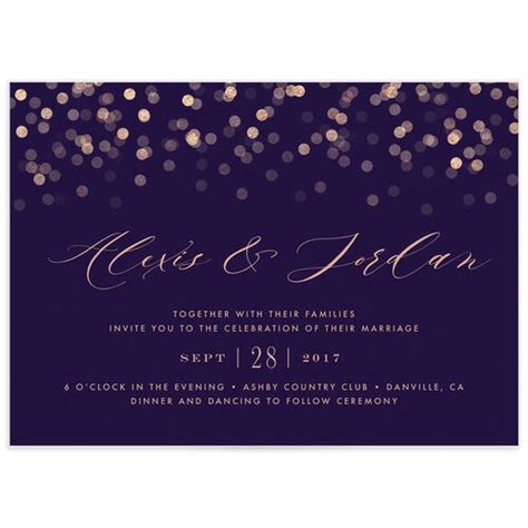 Confetti Glamour Wedding Invitation Envelopes