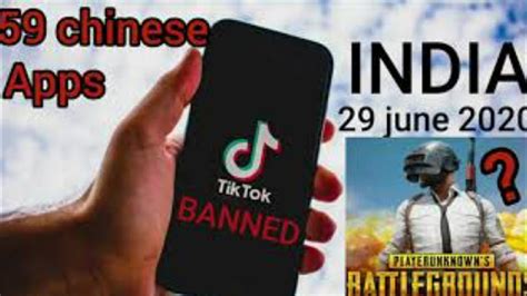 Tik Tok Ban In INDIA 59 Chinese Apps Ban In INDIA YouTube