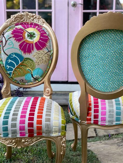 Colorful Chair Upholstery Ideas Chair Whimsy