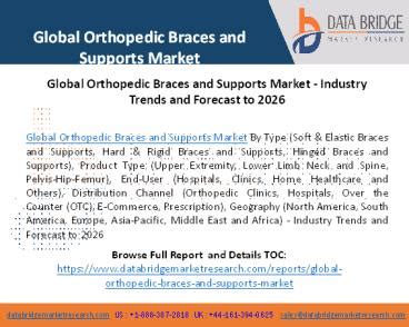 Ppt Global Orthopedic Braces And Supports Market Industry Trends