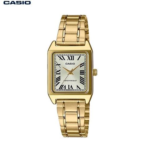 Casio montre femmes bracelet Métal Plaqué Or Ltp V007g World Market Place