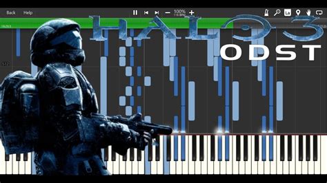 Halo 3 Odst Synthesia Piano Medley Youtube