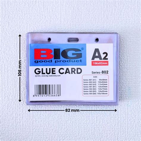 Jual Id Card Mika B B B B A A A Name Tag Glue Card Card