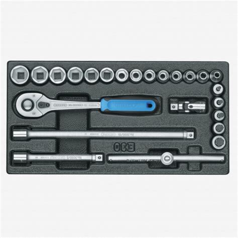 Gedore 1500 Es 30 Socket Set 3 8 In 1 3 Es Tool Module