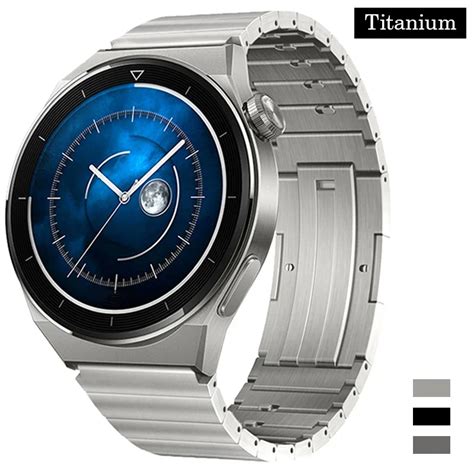 HUAWEI I In Titanyum Metal Bant Izle GT 4 3 Pro 46mm Titanium GT 2 46mm