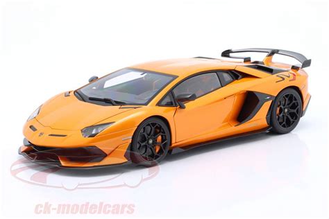 Autoart Lamborghini Aventador Svj Year Atlas Orange