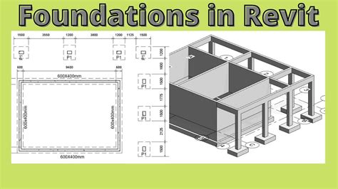 Revit Foundation Tutorial How To Create Revit Foundation Plan Youtube