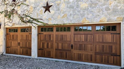 Cedar Woodgrain Garage Doors — Garage Door Repair Co