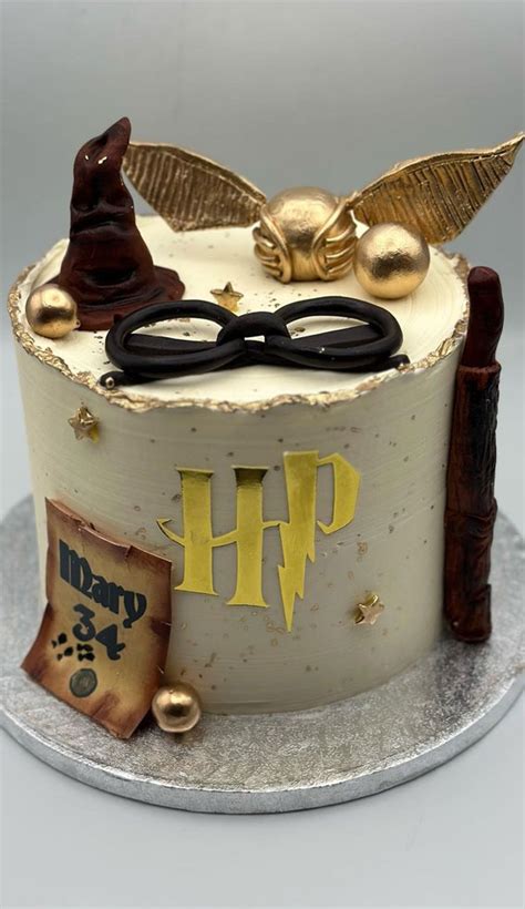 The Magical Harry Potter Cake Ideas Grey Concreate Cake