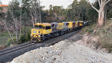 TasRail 2054 2051 46 Coal Train Kimberley YouTube