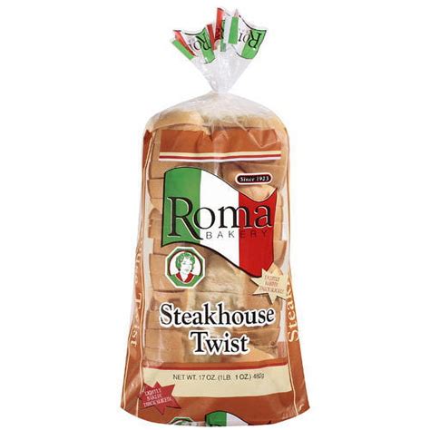 Roma Bakery Roma Steakhouse Twist Bread, 17 oz - Walmart.com