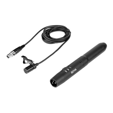 Boya By M C Professional Cardioid Xlr Lavalier Microphone Gear Music