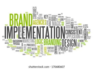 Word Cloud Brand Implementation Stock Illustration 170680619 Shutterstock