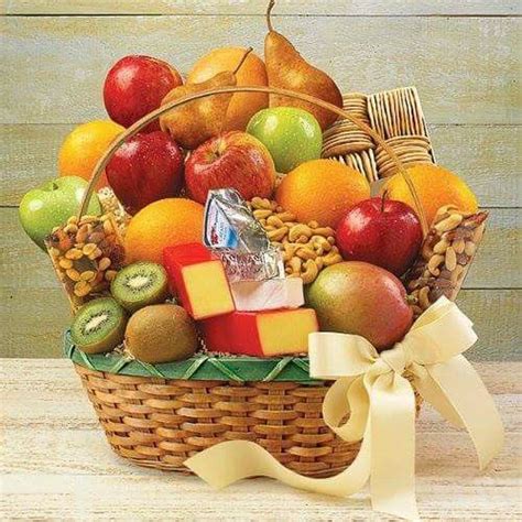 Fruit nuts cheese basket | Best food gifts, Gourmet gift baskets, Fruit