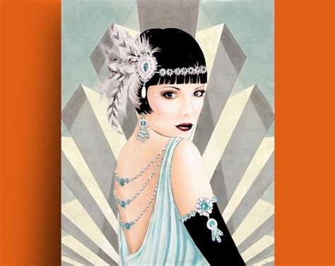 Roaring Twenties Art Deco Fashion Poster Art Unframed - Etsy