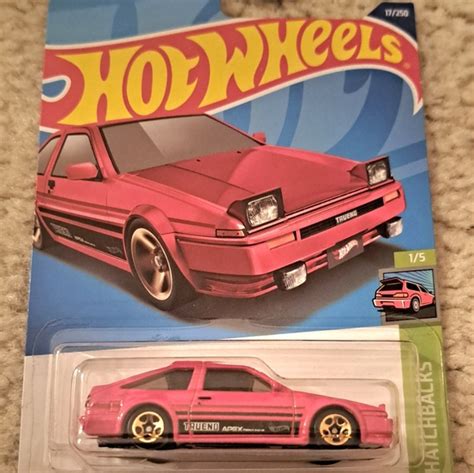 Mattel Toys Hot Wheels Toyota Ae Sprinter Trueno Lot Of Poshmark
