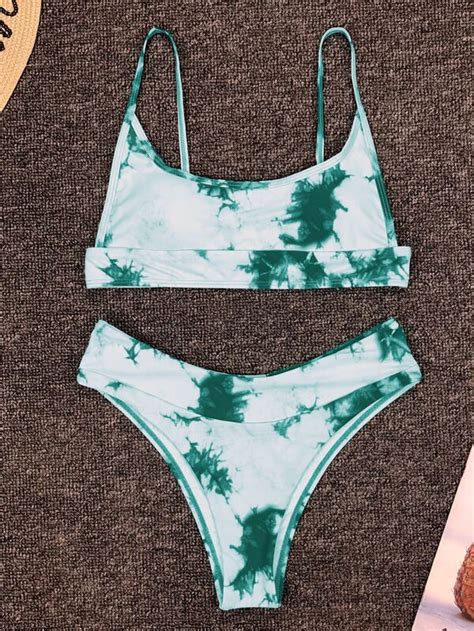 Tie Dye Bikini Swimsuit SHEIN USA