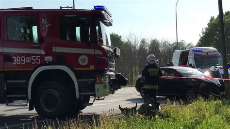 Wypadek Na Trasie E Warszawa Siedlce K Jagodne Youtube