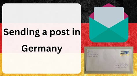 How To Send A Post In Germany Where Should You Write The Sender And